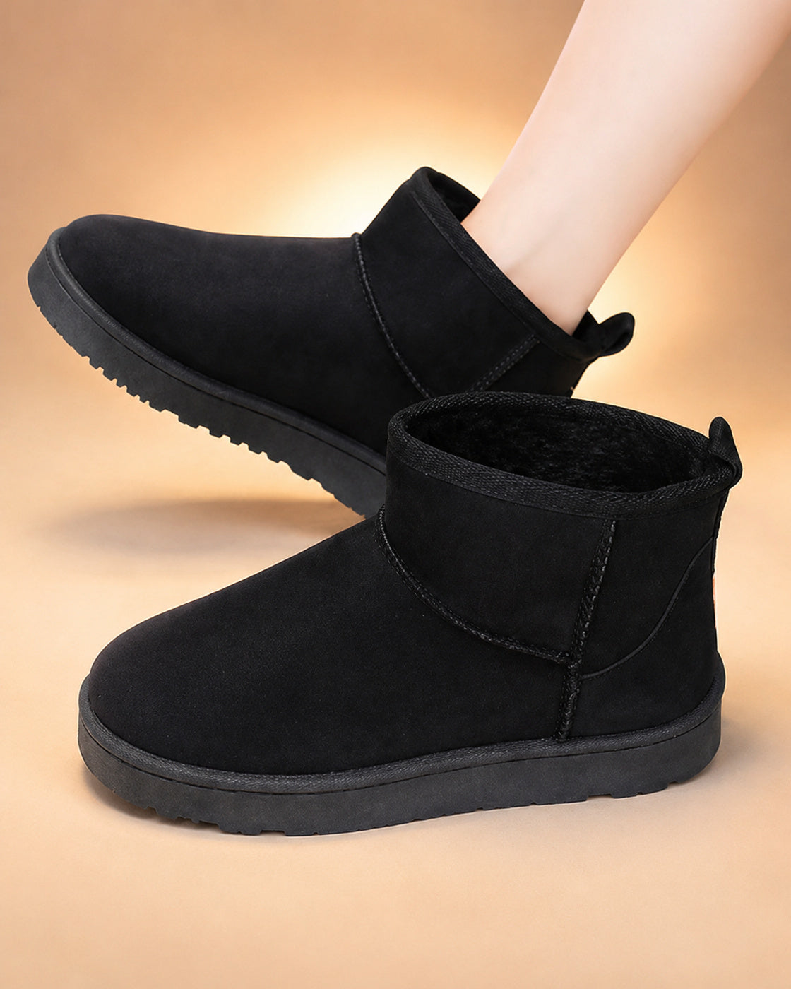 Botas Femininas de Cano Curto com Forro Macio