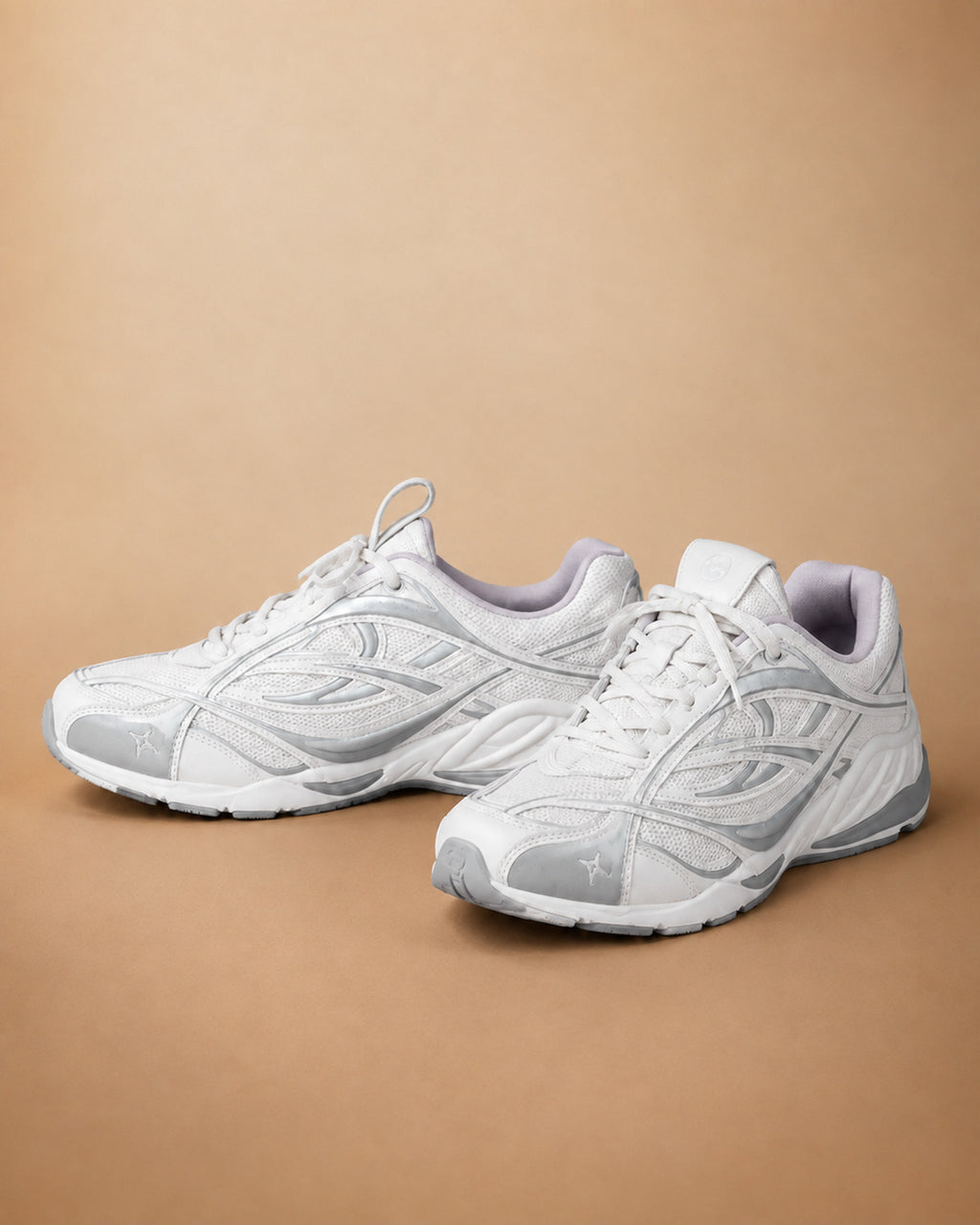 Sapatilhas Retro Runner Prateadas