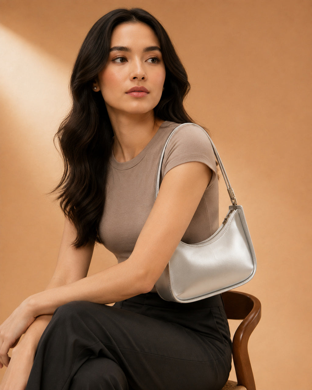 Mala Hobo Compacta de Ombro