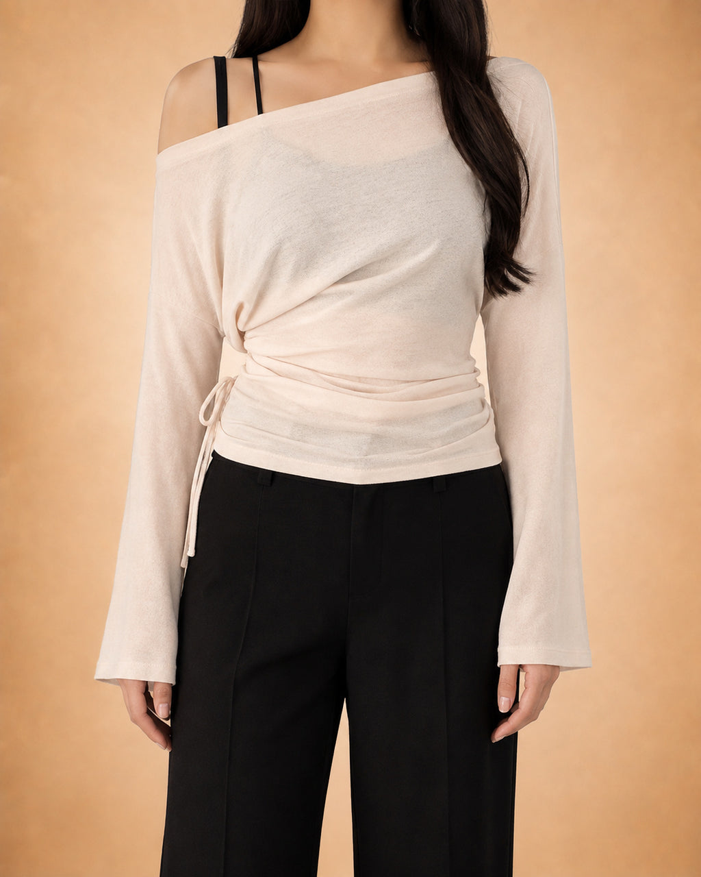 Camisola Assimétrica com Laço
