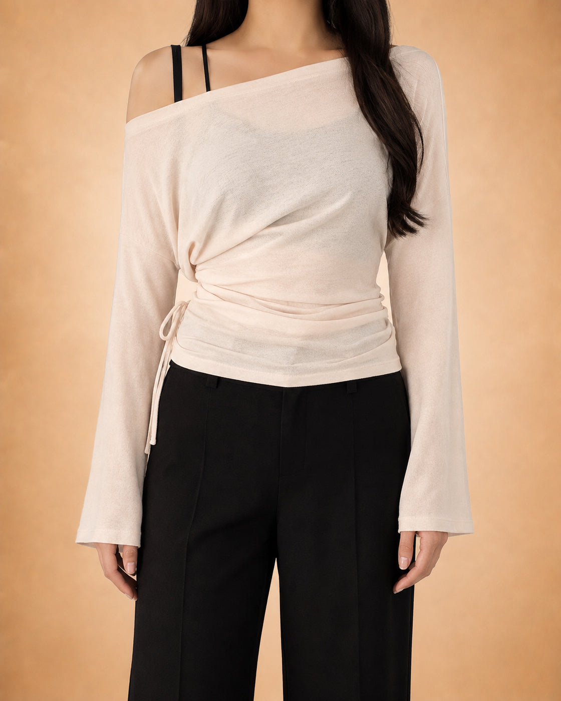 Camisola Assimétrica com Laço