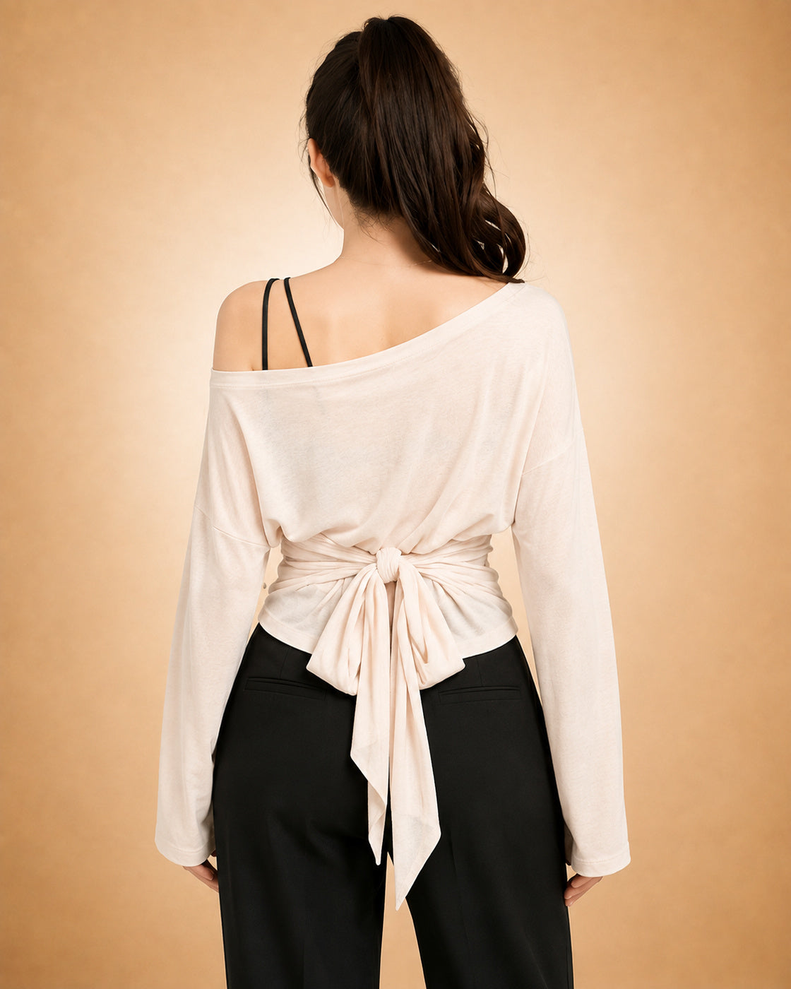 Camisola Assimétrica com Laço