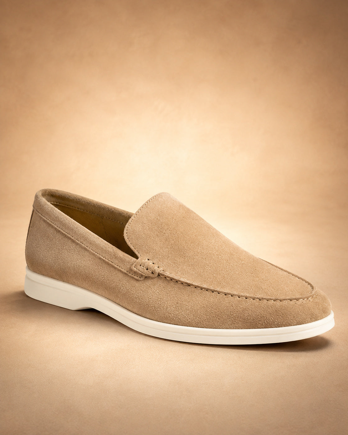 Mocassins Masculinos de Efeito Camurça