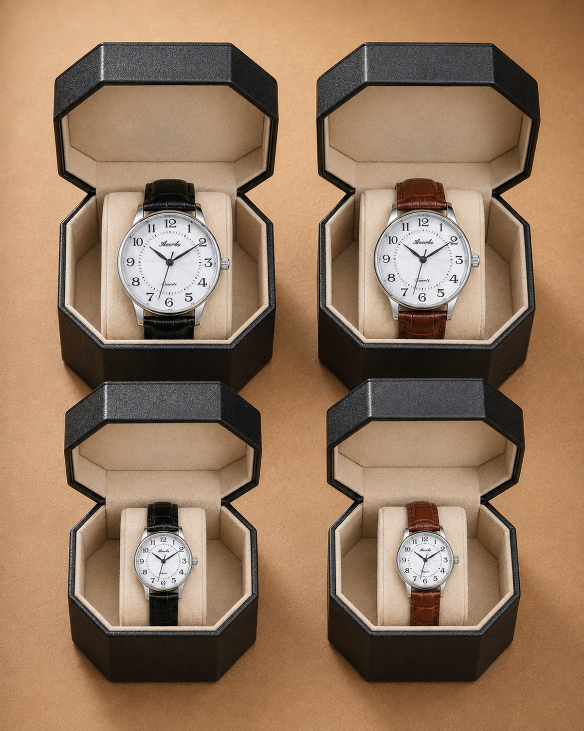 Classic Quartz Couple's Watch