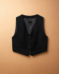 Conjunto de Colete e Calças Wide Leg