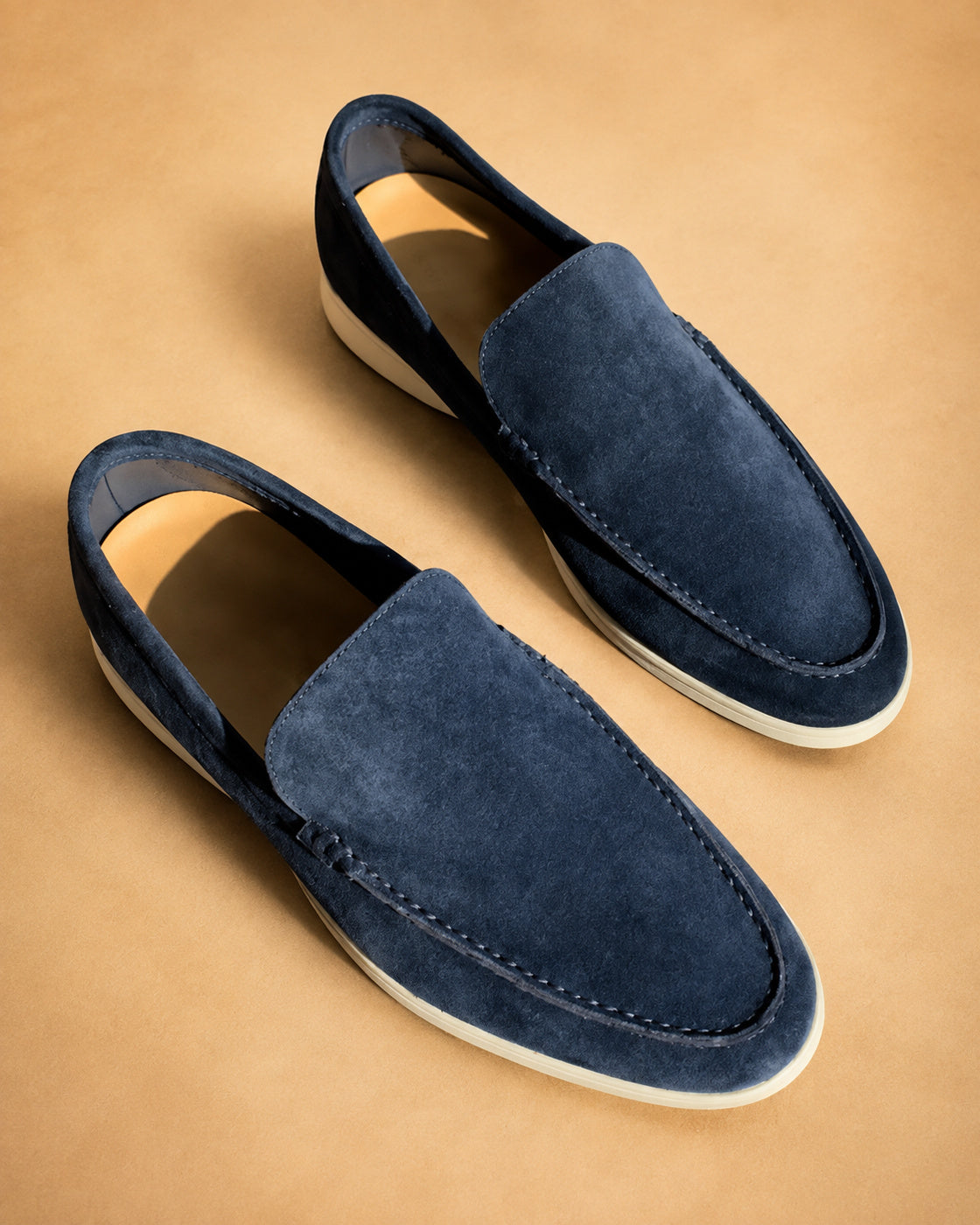 Mocassins Masculinos de Efeito Camurça