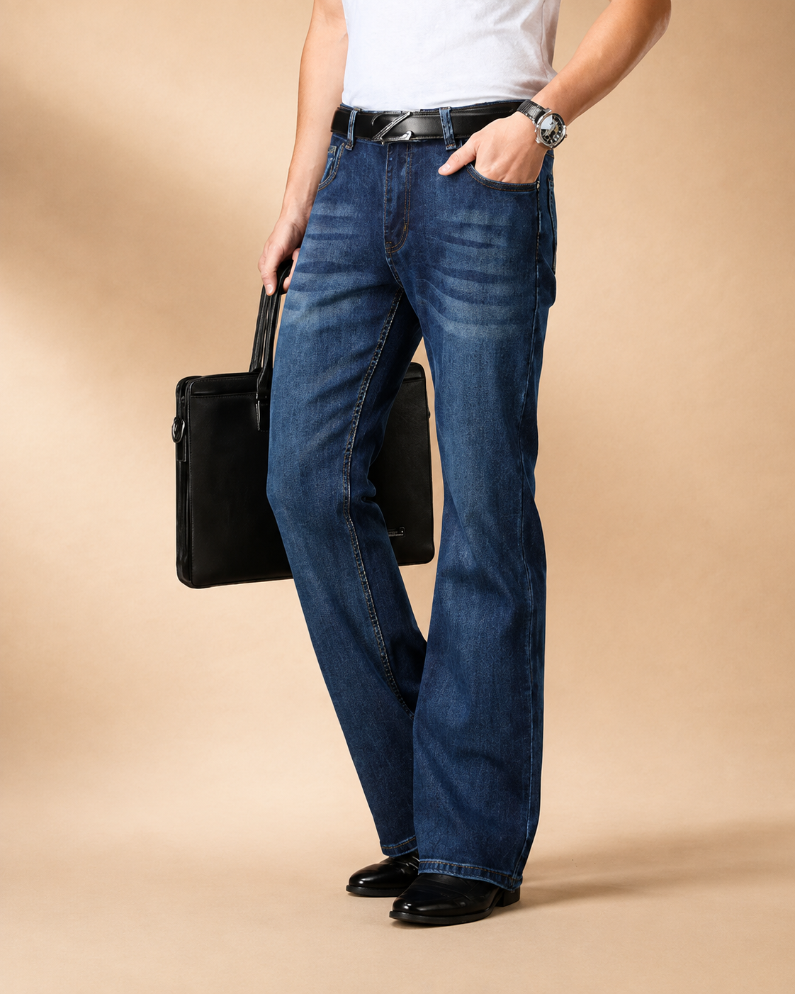 Calças de Ganga Bootcut Clássicas