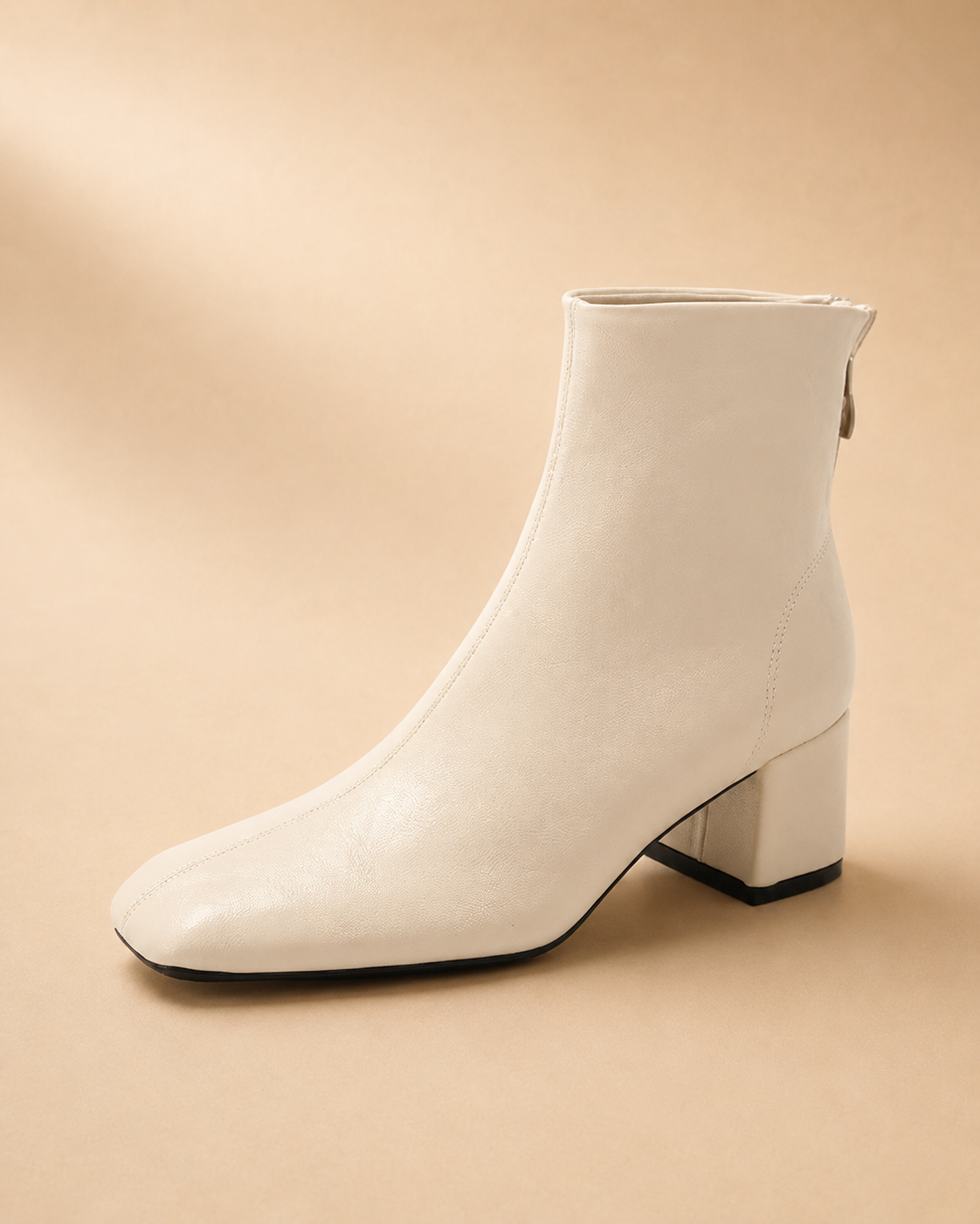 Botas de Cano Curto com Salto Bloco