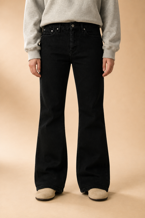 Calças de Ganga Bootcut Baggy