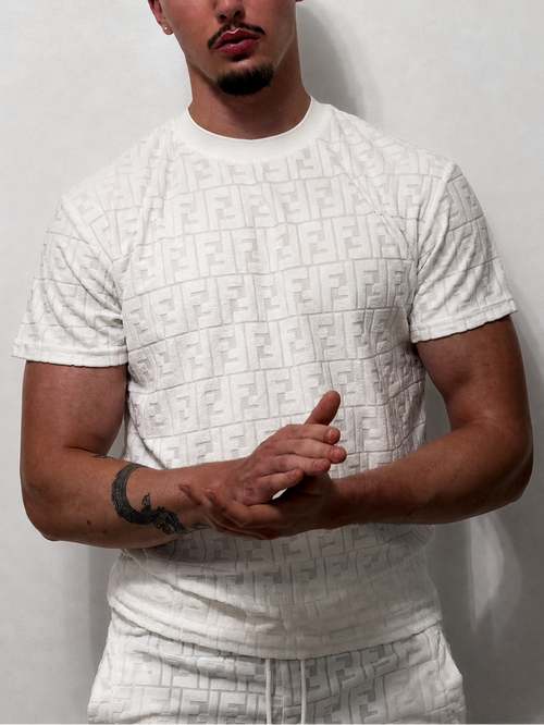 Fendi Shirt and Shorts kit white
