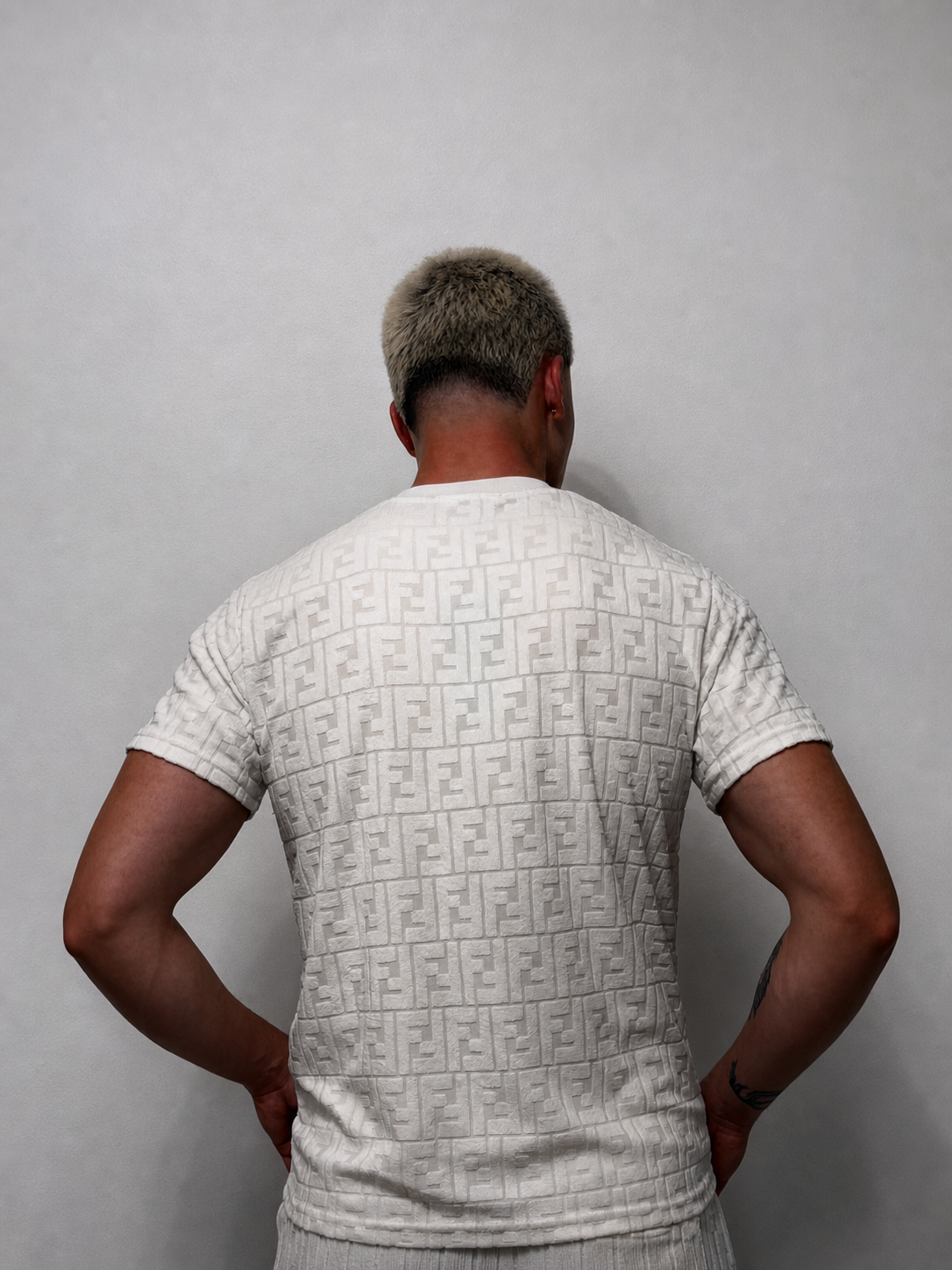 Fendi Shirt and Shorts kit white