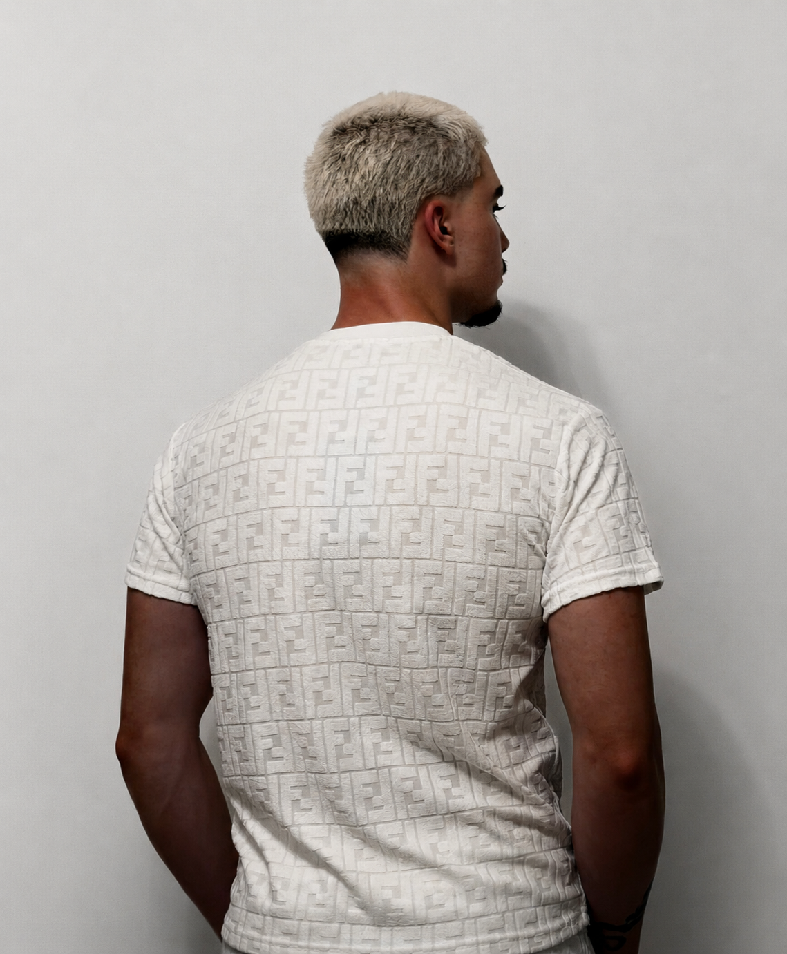 Fendi Shirt and Shorts kit white