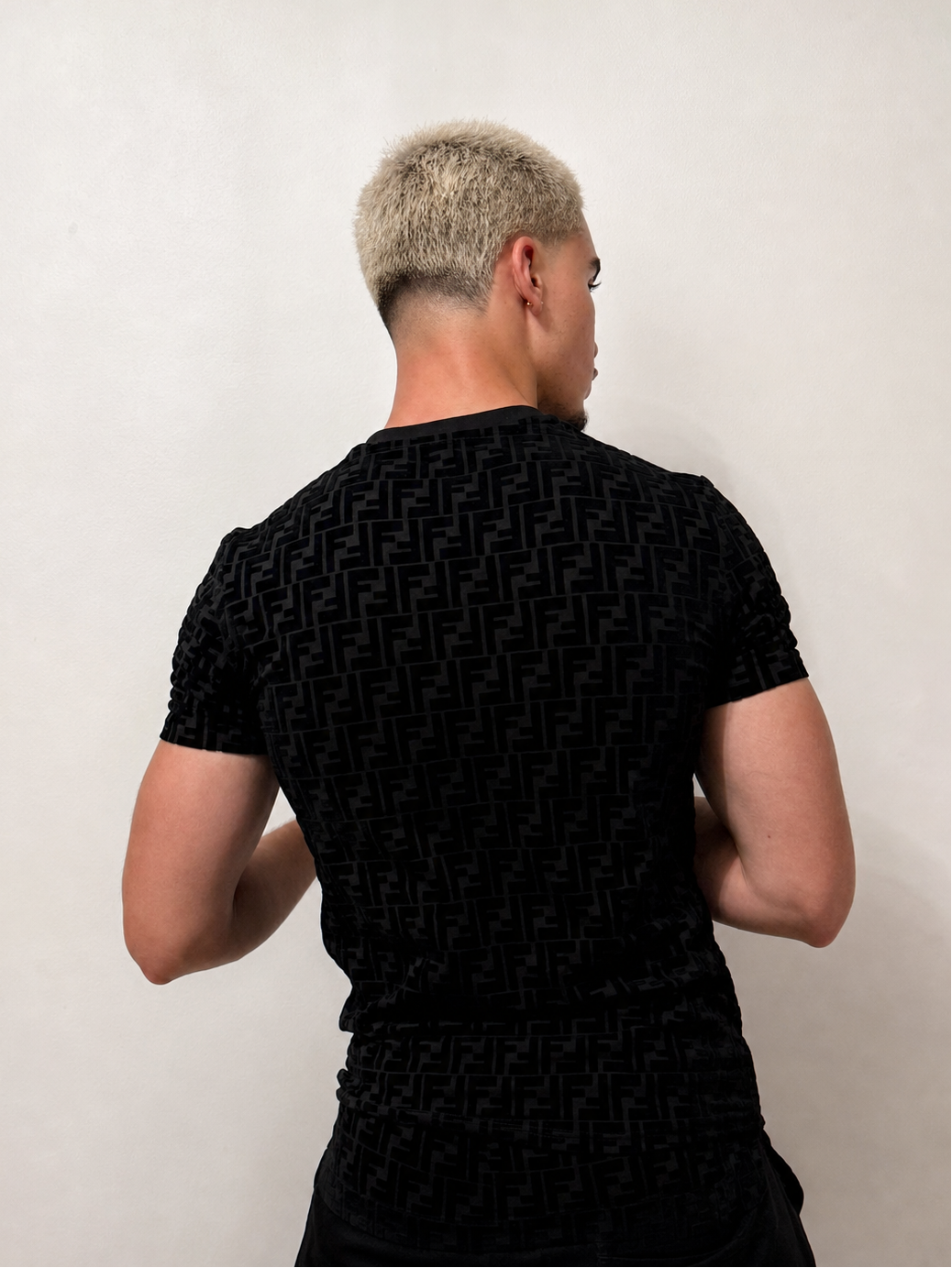 Fendi Shirt and Shorts kit black